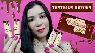 TESTEI OS BATONS CHOCO FUN - FENZZA