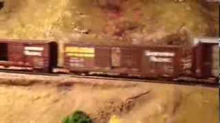 SP AC6000 - Gunderson Wood Chip Gondola Train #1