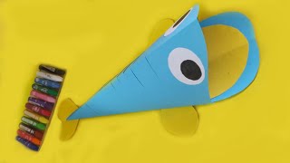 Moving Paper Fish | Paper Crafts for Kids | DIY paper crafts | Paper Fish