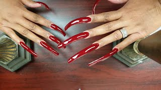 Painting Long Nails #3