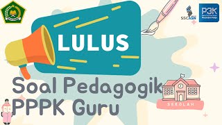 Amin Lulus! Soal Pedagogik PPPK Guru Tema PTK #PPPK #SoalPPPK #SoalPedagogik #PPPKGuru