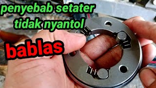 cara mengganti pelor setater Yamaha