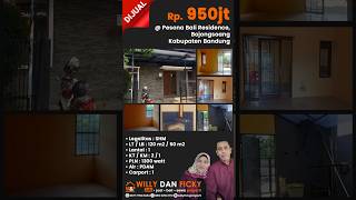 Rumah Terawat Siap Huni Rp.950jt di Pesona Bali Residence Bojongsoang Kab. Bandung - ☎️ 087777568484