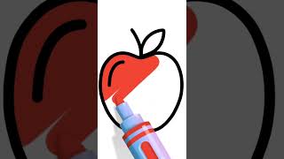 How to Draw an Apple step by step