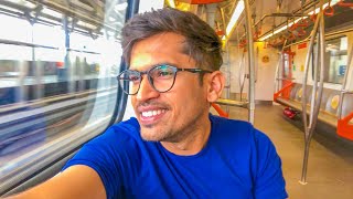 Metro Train Ahmedabad | My First Metro Train Journey In Ahmedabad