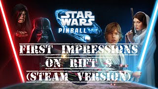 Star Wars Pinball VR | First Impressions (Rift S, 980Ti)