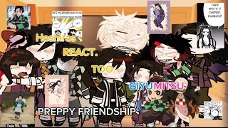 ✋🏽😲 Hashiras react to giyumitsu friendship ❗❗