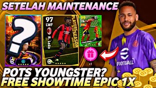 SETELAH MAINTENANCE!! GRATIS EPIC SHOWTIME 1X, POTW ENCOURED VOL 2 & POTS EFOOTBALL 2024 MOBILE