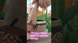 Tibetan singing bowl for positive energy!#vibes#healing #energy #goodvibes