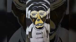 Coolest DIY 3 Wise Modern Monkey WallArt🙈🙉🙊Part1 #art#diy#shorts#craft#viral#india#painting#drawing