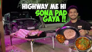 RAJASTHAN KE LOG 🤩 AUR ISS DHABE KA KHANA 😍 PEHLI BAAR HIGHWAY ME KHAT ME SOYA !!