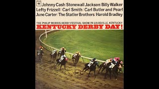 "Kentucky Derby Day!" complete promo mono vinyl Lp with Johnny Cash, Lefty Frizzell, and others