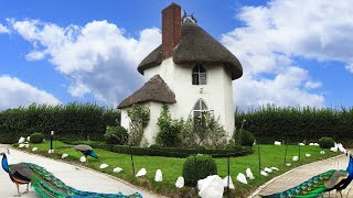 Fairytale Come to Life: Mushroom Cottage and Wild Peacock Village in Cotswolds England