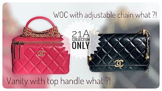 🛍Chanel Vanity Top Handle l Perfect Fit WOC l เทียบ2รุ่นฮิต 21A ✨