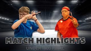 2023 Butterfly Fall Cary Cup - u1800 Final - Wayne Carney vs Simon Enskyy (Highlights)