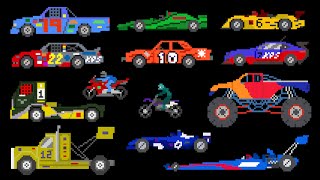 Sports Vehicles - Racing Cars & Trucks - The Kids' Picture Show (Fun & Educational Learning Video)