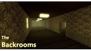 ROBLOX Gameplay The Backrooms