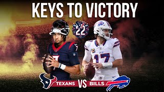 Keys to Victory: Texans vs. Bills Showdown! (CJ Stroud vs. Josh Allen)