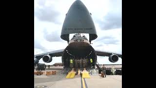 RAF Mildenhall transports British Army Air Corps Apache AH-64 Helicopters