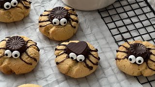 Very fast chocolate chip cookies 🍪 easy cookies recipe with Halloween decor👻