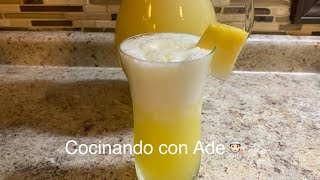 Agua fresca de piña 🍍 muy fácil y sabrosa!