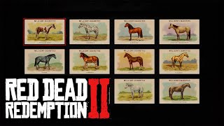 Сигаретные карточки "Лошади"/ПОЛНЫЙ НАБОР/ Red Dead Redemption 2.