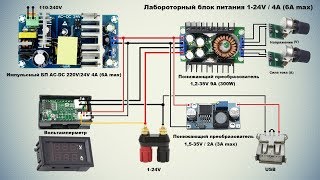 Лабораторный БЛОК ПИТАНИЯ своими руками