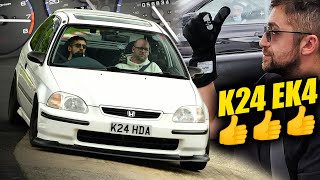 K24 Honda Civic EK4 & WILD E36 vs Nürburgring Traffic!