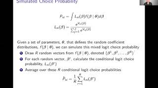 Week 11: Simulation-Based Estimation | Video 1: Simulated Choice Probabilities