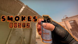 As melhores smokes da dust 2 (VOCÊ PRECISA SABER)  | #ueta