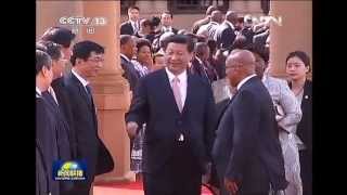 新闻联播2013-03-26 习近平出席南非总统祖马举行的欢迎仪式