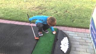 PJ se eerste golf les