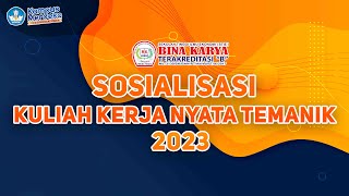 Sosialisasi Kuliah Kerja Nyata Tematik 2023 STIE Bina Karya