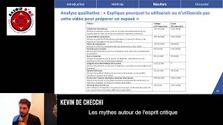 Mythes autour de l'esprit critique - Kevin de Checchi