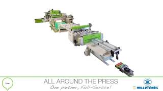 SERVO PRESS AUTOMOTIVE STRIP FEEDING LINE