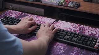 The Compensator with Gateron Clickiez Typing Sounds