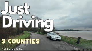 A very wet drive through the English Countryside. Northamptonshire, Rutland, Leicestershire.