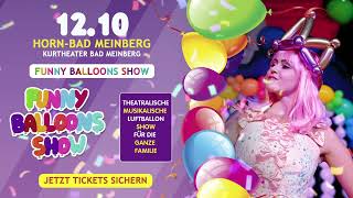 12 OKTOBER 2024, 15:00 Kurtheater Bad Meinberg. Funny Balloons Show, Luftballon-Show