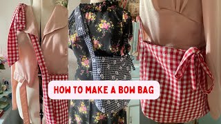 Make Your Own Bow Bag With Me | Sewing Tutorial Time