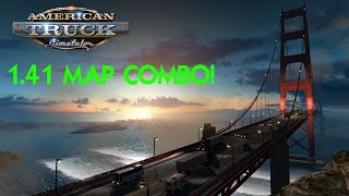 American Truck Simulator: 1.41 Map Combo!