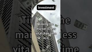 Timing the market is less vital than time in it