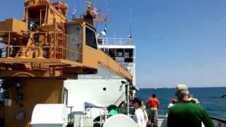 USCGC ALDER coming into Chicago's Navy Pier