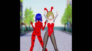 MMD Miraculous X Vocaloid Meiko Bunny Brooklyn Blood Pop Dance Dance