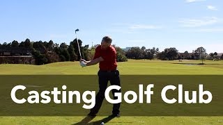 How to Stop Casting the Golf Club | Golf Instruction | My Golf Tutor