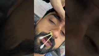 Nose Hair Remove 🔥 Wax #shortvideo #trending #viral