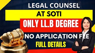 Legal Counsel Vacancy 2024 | Legal Jobs | LL.B Vacancy 2024