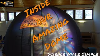 mobile planetarium uk - Image from inside the dome