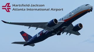 18 MINUTES of GOLDEN HOUR Plane Spotting at Hartsfield-Jackson Atlanta Airport (KATL / ATL)