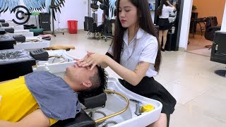 마사지 베트남 이발관 올해 본 베트남 여자 중에 제일 예쁜 여자인듯../ Fantastic massage very beautiful masseuse