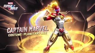 MARVEL Super War: Captain Marvel Planetary Ace Skin | Space War Skin Series | Season 3